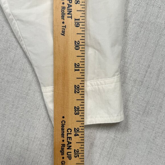 Ex Officio Button Down Roll Up Sleeve Travel Shirt White Chest Pockets Size M - Picture 9 of 11